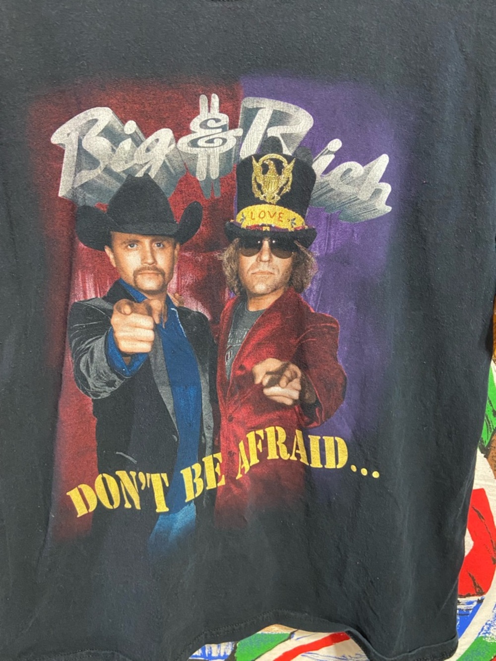 Big And Rich Don't Be Afraid Concert Tee - Picture 2 of 5